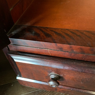 中古品　北海道民芸家具 樺材 ワードローブ 洋服箪笥 タンス W94cm 民芸家具 和家具