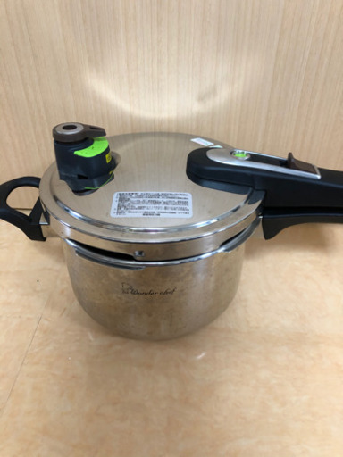 中古品　圧力鍋　ガス専用