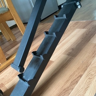 可変式ダンベル2個とトレーニングベンチ