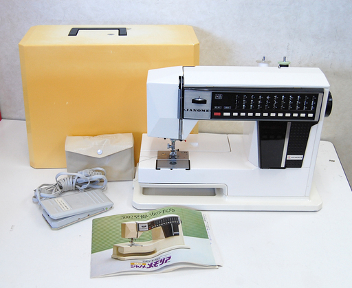 ジャノメミシン メモリア 5002 フットコントローラー コンピューターミシン JANOME MEMORIA ☆ PayPay(ペイペイ)決済可能 ☆ 札幌市 清田区 平岡
