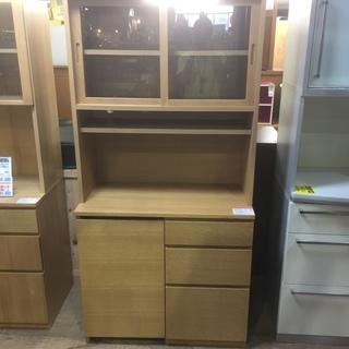 店舗同時販売中】無印良品 スライド扉レンジボード