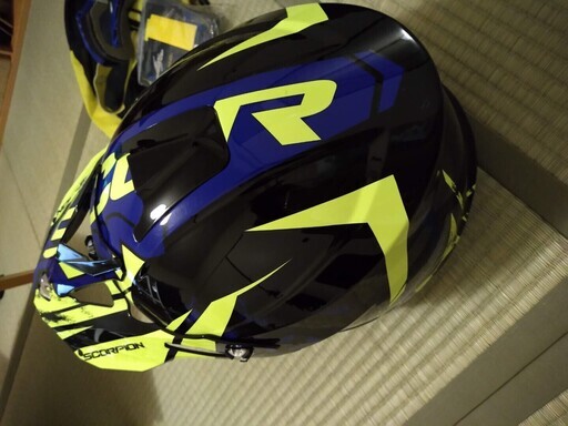 Scorpion EXO VX-15 evo XL 62cm　オフロード ヘルメット