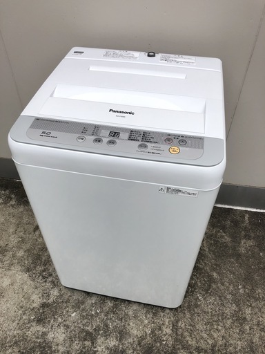 【管理KRS217】Panasonic 2016年 NA-F50B9 5.0kg 洗濯機 ①