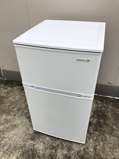【管理KRR178】YAMADA 2016年 YRZ-C09B1 90L 2ドア冷凍冷蔵庫