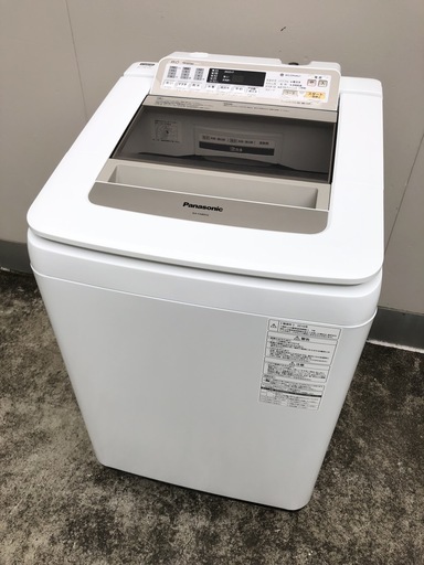 【管理KRS221】Panasonic 2016年 NA-FA80H2 8.0kg 洗濯機