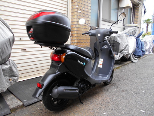 レッツ4 4スト バッテリー、前タイヤ、Vベルト、ファンカバー Eオイル