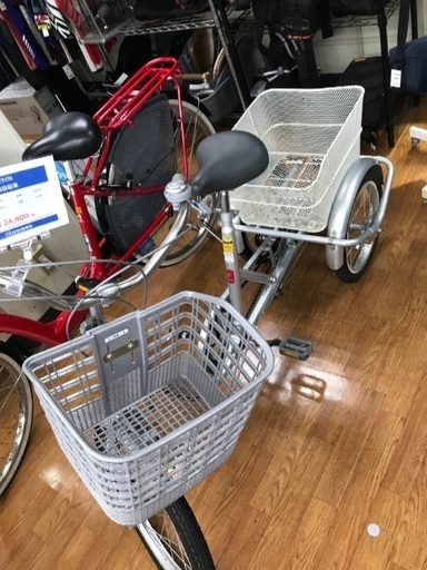あさひサイクル 3輪自転車 カゴ付き