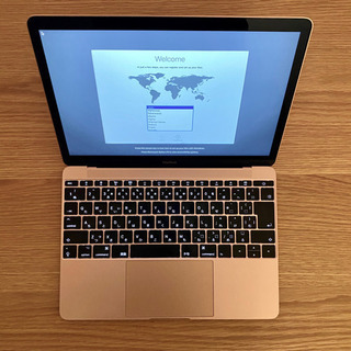 美品！MacBook 12-inch、Rose Gold、1.2 Ghz、8Gb RAM、256SSD