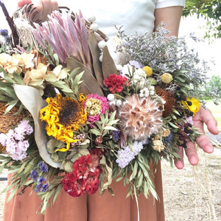 受注制作ワイルドリースブーケ
