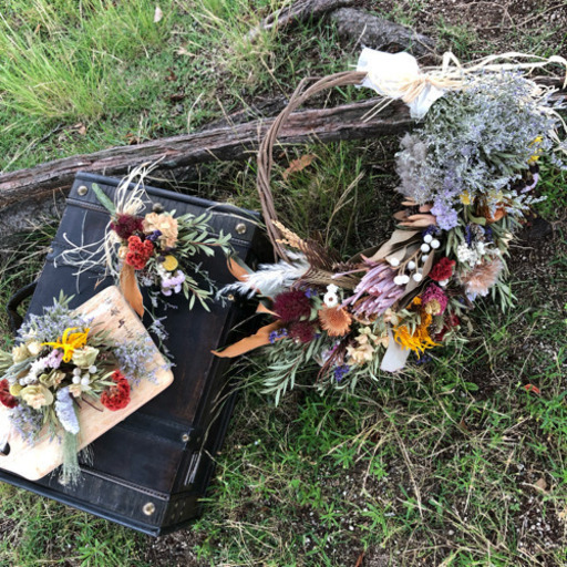 受注制作ワイルドリースブーケ