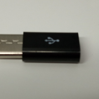 USBアダプター　micro→TypeC
