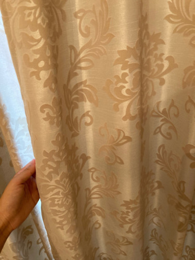 ニトリダマスク柄カーテン 千尋 天理のカーテン ブラインドの中古あげます 譲ります ジモティーで不用品の処分