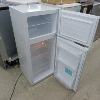 〇 札幌 2019年製 130L 2ドア冷蔵庫 ハイアール JR-N130A 黒 ブラック