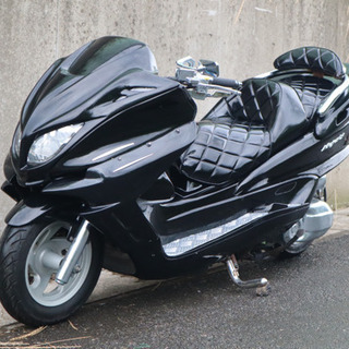 【YAMAHA マジェスティ 250】オールブラックフルカスタム！スピーカー４発付き！！