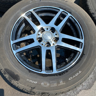 旭川 195/65R15 ENKEI(ZOLF) 5穴PCD100プリウスなど ブラポリ