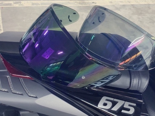 中古美品 傷なし 4回使用 Shoei Z 7 Z7 用ミラーシールド Yamashiro 山城 Extra Cwr 1 ピンロックシール Cia 王子のその他の中古あげます 譲ります ジモティーで不用品の処分