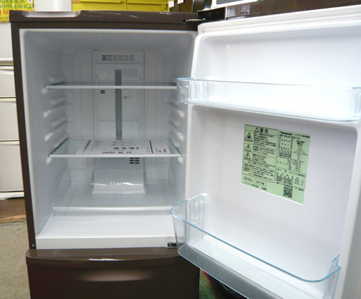 札幌 美品 2017年製 138L 2ドア冷蔵庫 パナソニック NR-B149W-T