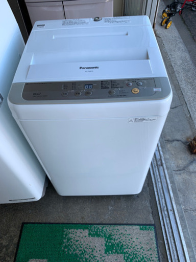 【美品】洗濯機 6kg パナソニック NA-F60B10 2016年製 中古 小型 一人暮らし用 家電 家庭用