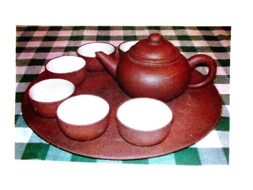 昭和レトロな中華茶器セット（新品）