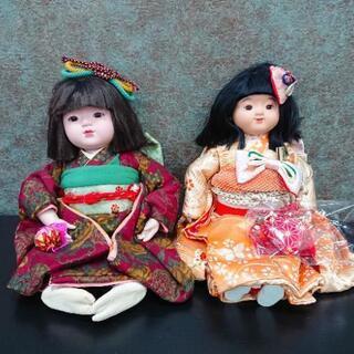 日本人形 全長40㎝　素敵な着物を着ています