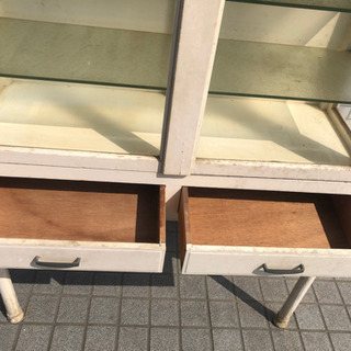 古いケビント　医療棚　キャビネット