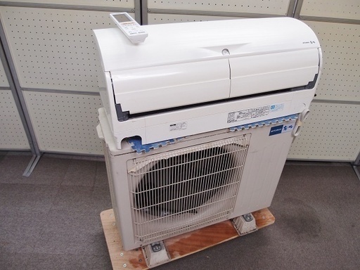 中古品　2014年製　三菱　ルームエアコン　室内機　MSZ-ZW404S-W　室外機 MUZ-ZW404S■おもに14畳用