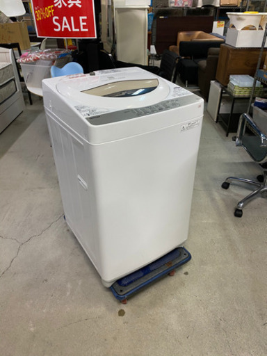 激安サービス品！配送致します。TOSHIBA 電気洗濯機 AW-5G3 5.0kg 2015年製