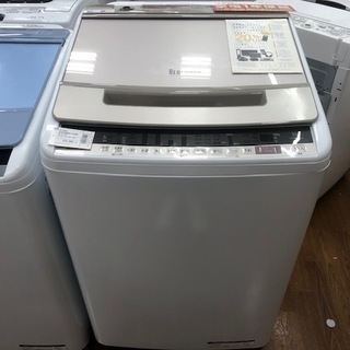 1年間動作保証付 HITACHI 簡易乾燥機能付洗濯機 10.0kg 2019年 