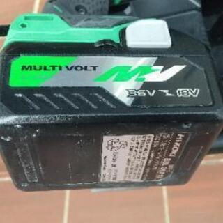 値下げ！ 中古 美品 HIKOKI(旧日立工機) WH18DDL2 コードレスインパクトドライバー マルチボルト蓄電池(BSL36A18)セット