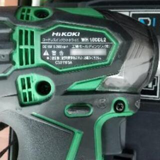 値下げ！ 中古 美品 HIKOKI(旧日立工機) WH18DDL2 コードレスインパクトドライバー マルチボルト蓄電池(BSL36A18)セット
