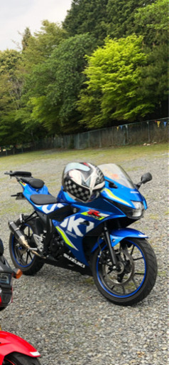 GSX R125 社外マフラー　フェンダーレス