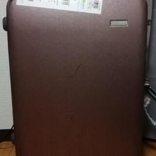 Lサイズのピンク色スーツケース