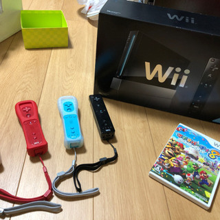 【重要追記アリ】Wii本体　コントローラー×4 マリオパーティ8セット