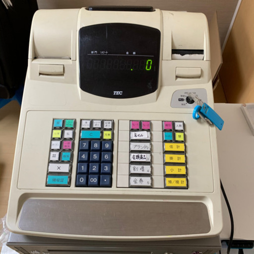 ‼️引き取り限定‼️東芝TEC電子レジスターMA-600‼️レシートロール付き‼️
