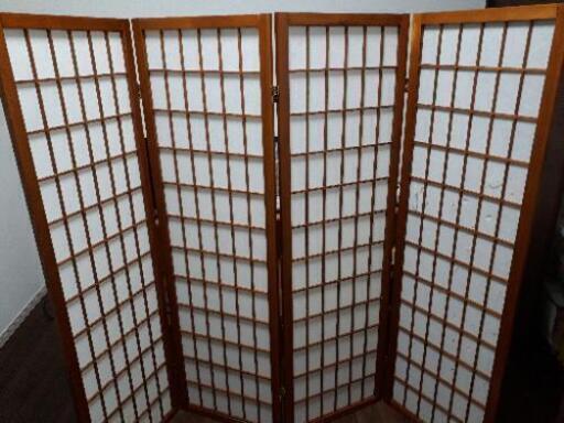 和風パーテーション衝立ついたて こばやしさん 高田の家具の中古あげます 譲ります ジモティーで不用品の処分