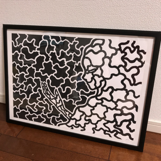 抽象画 絵画 モダンアート ポスター Ａ2サイズ