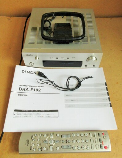 デノン DENON DRA-F102 チューナーアンプ F102シリーズ◆高音質設計
