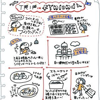 【大阪淀屋橋・Keitto Ruokala】ナシエさんのイラスト...