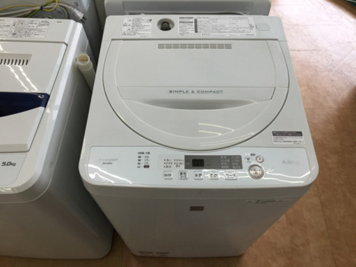 【トレファク摂津店】SHARP(シャープ)4.5kg全自動洗濯機が入荷しました！