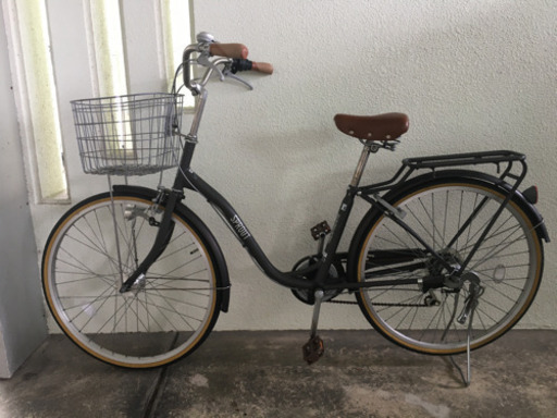おしゃれママチャリ  半年前購入　26インチ　シティサイクル