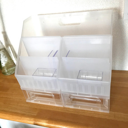 差し上げます 0円セリアの卓上収納 チャイ 京成高砂の収納家具 収納ケース の中古あげます 譲ります ジモティーで不用品の処分