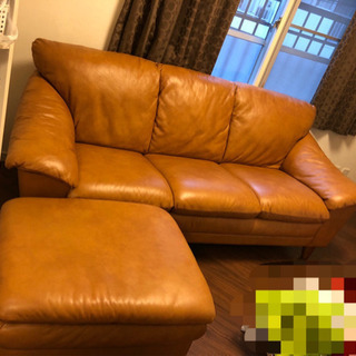 ほぼ新品3人掛けソファー - 家具 