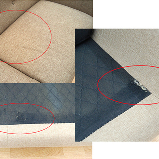 Francfranc 3人掛けソファ ナビア 幅187×奥行80×高さ82cm ライトブラウン系 モダン ソファー 椅子☆ PayPay(ペイペイ)決済可能 ☆ 札幌市 清田区 平岡