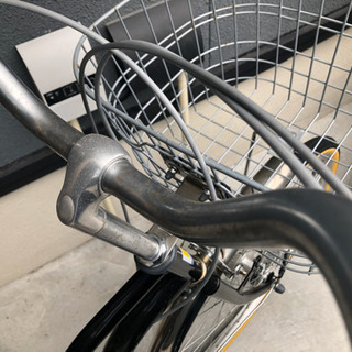 ママチャリ 子ども乗せシート付き ポニーテール