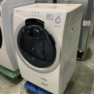 SHARP ドラム式洗濯機 ES-S7A ホワイト