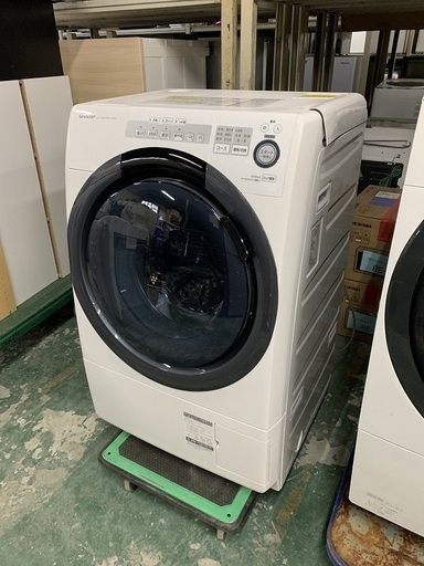 R1483) シャープ ドラム式 ES-S7A-WL 洗濯容量7.0kg 乾燥容量3.5kg 2019年製! 洗濯機 店頭取引大歓迎♪