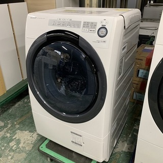 R1483) シャープ ドラム式 ES-S7A-WL 洗濯容量7.0kg 乾燥容量3.5kg 2019