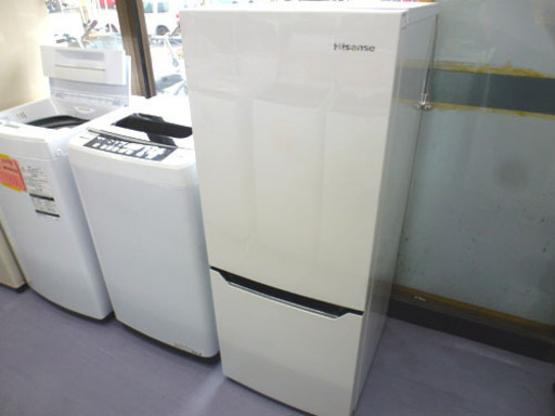 美品 2ドア冷蔵庫 150リットル 2018年製 ハイセンス HR-D15C