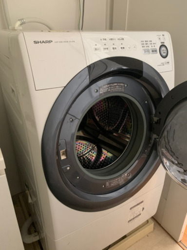シャープ　ドラム式洗濯乾燥機　2017年製　ES-S7B