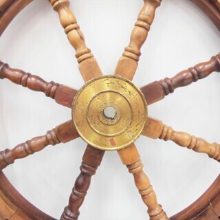 新入荷！！ 船 舵輪 ディスプレイ